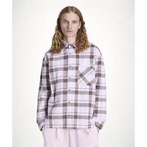 아디다스 ADIDAS 플란넬 롱 슬리브 워크 셔츠 - 클리어핑크 KG6452 1752619