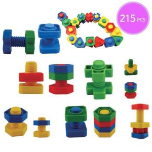 어린이장난감 볼트 나사 블럭 놀이 유치원 어린이집 조립 교구 완구