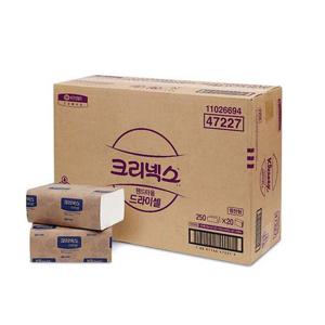 교차오염방지 크리넥스 드라이셀 천연펄프 핸드타올 5000매 47227