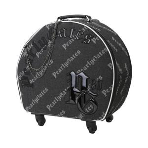 파리게이츠골프보스턴백 NQC 521D1BB381_BK 여성 패턴 자수 로고 하프문 휠 캐리어