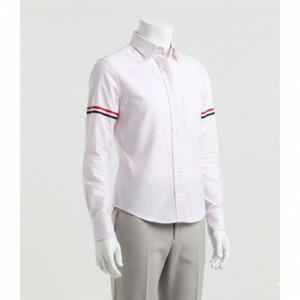 톰브라운 26SS 클래식 스트라이프 옥스포드 암밴드 라운드 칼라 셔츠 FLL019E 00098 680 372939