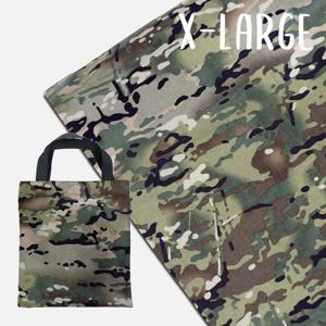 양면 방수 카모플라쥬 캠핑 피크닉 매트(특대형) 준비물가방