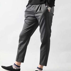 남자 밴딩 팬츠 9부 슬랙스 스판 데일리 패션 코디