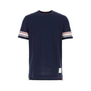 라프리마 톰브라운 RWB 트리밍 텍스처 코튼 반팔티 MJS204A J0046 415