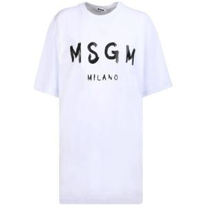 라프리마 엠에스지엠 브러쉬드 로고 반팔 원피스 2000MDA510 200002 01