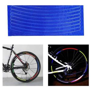반사 스티커 자전거 타이어 파랑 바퀴휠 부착 부착