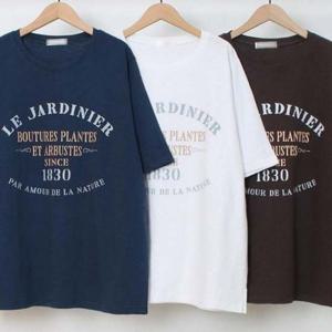 빅사이즈 305O273S 의류 타이포 여성큰옷 반팔티 빅사