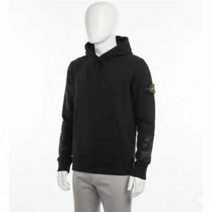 스톤아일랜드 67461 TAPE FOUR 프린트 브러쉬드 코튼 플리스 후드 Sweatshirt_레귤러 핏 791567461 V0029 테이프 포 후드티_레귤러핏 374343