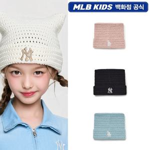 MLB키즈 미야옹 크로셰 비니 7FBNB0163