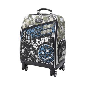 파리게이츠골프보스턴백 PQS 521D3BB201_BK 여성 멀티 뱃지 디자인 휠 트롤리 보스턴백