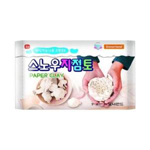 [문구/오피스] 오피스용품 문구 스노우지점토 200g 50개
