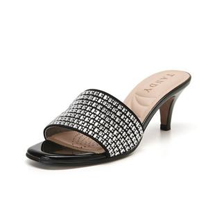 [탠디] 여성 샌들  (굽 6CM) 722053_W-083 블랙