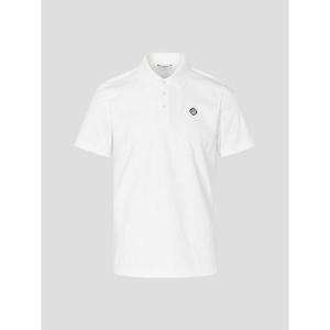 [빈폴골프][HERITAGE] 남성 자가드 반소매 티셔츠 - 화이트(BJ6342B141)