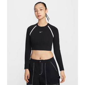 나이키 NIKE 스포츠웨어 타이트 긴소매 크롭 탑 W - 블랙 초크 IF0339-010 409571