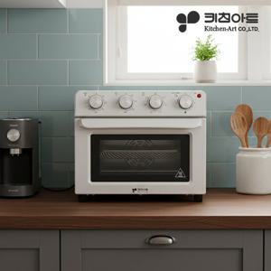 [상하 듀얼히팅과 23L 대용량] 키친아트 에어프라이어 오븐/토스터 겸용 멀티 에어프라이어 KAF-23L