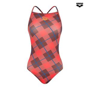 [아레나] 아레나 여자 성인  캐롤 원피스 더블 스트랩 타이백 A4FL1LO20 RED A4FL1LO20