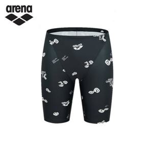 [아레나] 아레나 A5SM1MF04 BLK 심플고스트 남성 4부 실내 수영복 A5SM1MF04