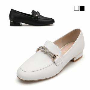 [미소페] 미소페 여성 큐빅매듭장식 로퍼 012119703 2.5cm 012119703