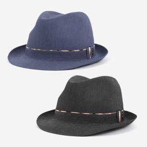 [와이월드 모자] 닥스체크 배색 중절모 DK25MVA004 DK25MVA004