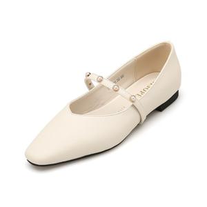 [미소페] 여성 진주장식 플랫슈즈 012235703 1.5cm 2color 012235703
