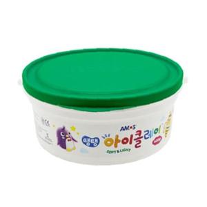 아모스 23000 탱탱아이클레이 400g 초록 점토/버켓 통(1개입)