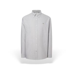 [헤지스 남성] 남성 솔리드 면 긴팔셔츠 HZSH5E201G2 HZSH5E201