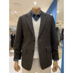 [헤지스 남성] 트위드 헤링본 울 자켓 (HZJA5D416CG) HZJA5D416