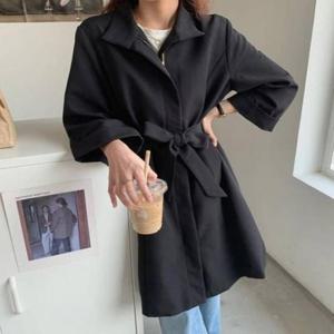 [JED] 집업스타일 바바리 트렌치코트 봄가을코트 LF7445