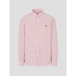 빈폴맨 빈폴 26 SS 시어서커 스트라이프 셔츠 - 레드(BC6364C186) BC6364C186