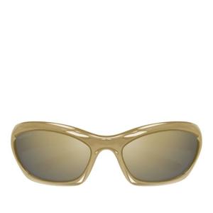 발렌시아가 캣아이 미러 렌즈 랩어라운드 선글라스 BB0463S 002