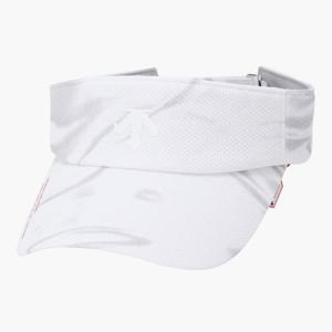 데상트골프썬캡 VQA DR12MFSV21-RRDG 남성 스피릿 로고 선바이저 / Racing Red