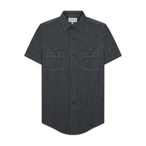 라프리마 메종 마르지엘라 시그니처 스티치 데님 반팔 셔츠 S50DR0010 M30022 470