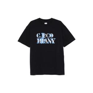 라프리마 CP컴퍼니 301 저지 블러 로고 티셔츠 블러드 18CMTS145A 006586W 888