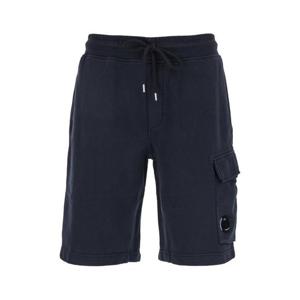 라프리마 CP컴퍼니 코튼 Diagonal 플리스 로고 반바지 다이애 18CMSB101A 110044G 888