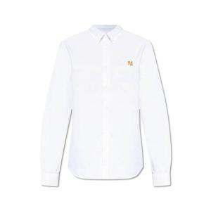 라프리마 메종키츠네 미니 폭스 헤드 클래식 BD 셔츠 MM00413WC2010 P100