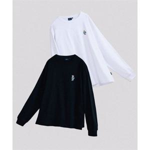 예일 YALE [2PACK] 엠브로이더리 댄 롱슬리브_화이트블랙 YES9LS301ABK 371873