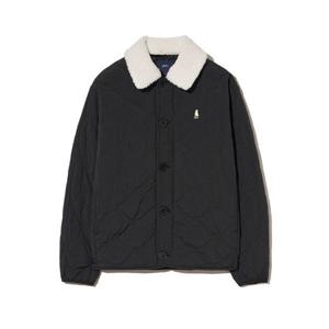 예일 YALE (탈부착) 카라 디테쳐블 웜업 퀼팅자켓_블랙 YEW1QJ301ABK YFW1QJ302SBK 371552