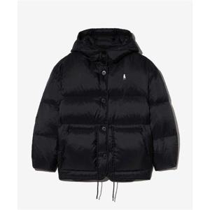 예일 YALE 웨이스트 스트링 클라우드 다운 패딩_블랙 YEW1DW304ABK 371772