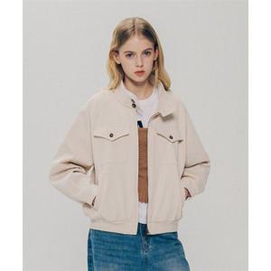 예일 YALE [2-WAY] 치노 헤링턴 블루종_아이보리 YFS1JK302AIV 372408