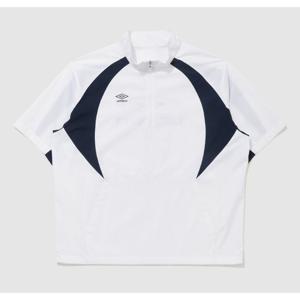 엄브로 공용 더블컷 반팔 스탠넥 아노락 BB UQ221SWT54 WHT0 BLK0 RED0