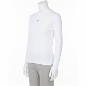 캘빈클라인 진 여성 우븐라벨 크루넥 롱슬리브 탑 47E205G 385922