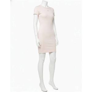 캘빈클라인 진 여성 코튼 컨투어 립 반팔 미니 드레스47B266G-LN4 387943