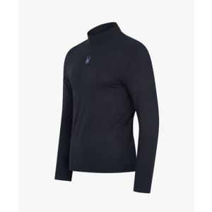 스파이더 SPYDER 남성 기모 베이직 모크넥 티셔츠 SPKFCNRL208MBLK 467622