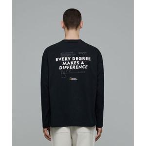 내셔널지오그래픽 NATIONALGEOGRAPHIC N243UTS920 빙하 컨셉 그래픽 긴팔 티셔츠 CARBON BLACK N243UTS920198N243UTS020198 433166