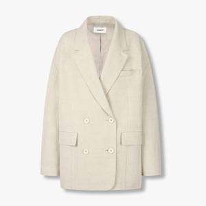 [톰보이] 린넨 블렌드 더블 맥시 자켓 9106112101