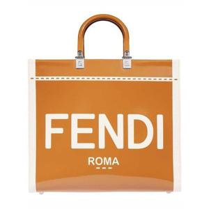 라프리마 펜디 선샤인 미디엄 페이턴트 레더 쇼퍼 백 8BH386 ANT7 F1LG2