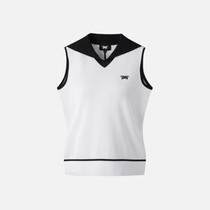M PXG골프조끼 UQC PJMCW4219-01 WOMENS SUMMER COLLARED KNIT VEST