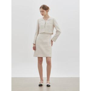 [CC콜렉트]자켓 슬리브리스 원피스 셋트 C261MSE003