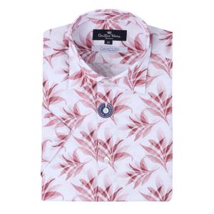 카운테스마라 시그니처 면100 아사면프린트 준슬림핏반소매 CDS2C41011R0-1