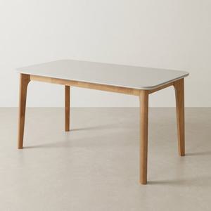 스코나 클라시 포세린 세라믹 원목 1400 4인 식탁 테이블